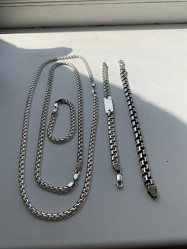 Серебряные цепочки: Цепочка, Проба 925, Унисекс, Новый at lalafo.kg — 2 Серебряные цепочки: Цепочка, Проба 925, Унисекс, Новый — 2
