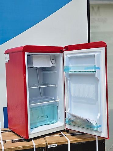 Soyuducular: Yeni 1 qapılı Soyuducu Satılır, rəng - Qırmızı, Dolab içi — 3