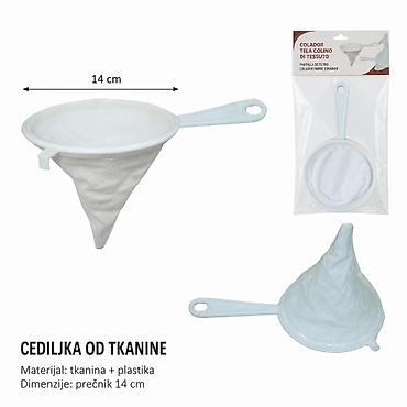 KMT Style cediljka od tkanine sa plastičnom drškom – praktičan
