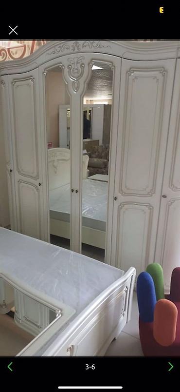 Спальные гарнитуры: Спальный гарнитур, Б/у, Двуспальная кровать, Белоруссия, МДФ, Самовывоз, цвет - Белый — 8