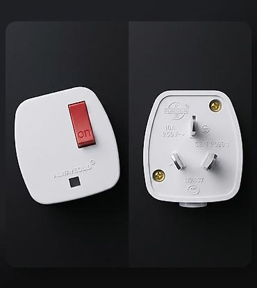 socket 1155: Сетевая вилка ALWAYSOLID® с выключателем, разборная. Световая — 1