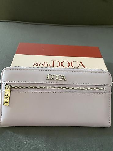 mona kolekcija: Stella DOCA ženski novčanik – pastelno ljubičasti - Brend: Stella — 4