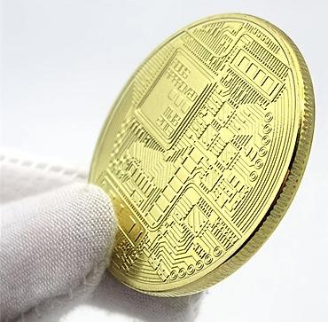 Монеты: Коллекционная сувенирная монета Bitcoin (BTC) - Дизайн: рельефный — 41