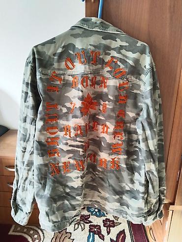 военный куртка: Куртка-рубашка H&M, мужская, размер M (EUR/US/CA/MX M; CN — 2