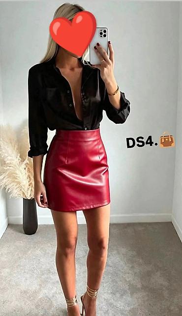 Suknjica eko koža 2.600 dinara 👜⭐⭐