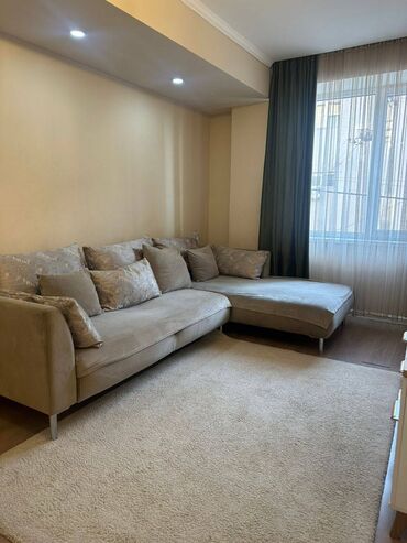 кок жар село: 2 комнаты, 54 м², Элитка, 2 этаж, Дизайнерский ремонт