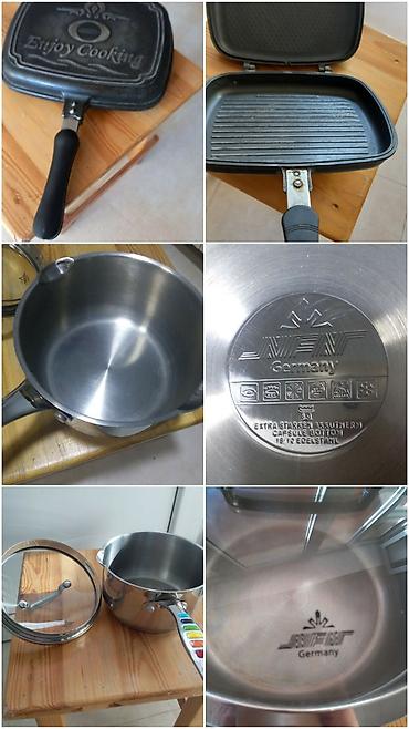 wok tava: Tava, rəng - Gümüşü, Paslanmayan polad, Almaniya — 1