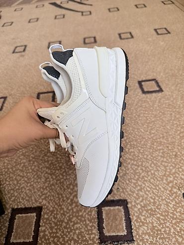 on cloud: Кроссовки New Balance 574 Sport, белые

- Модель: 574 оригинал — 7