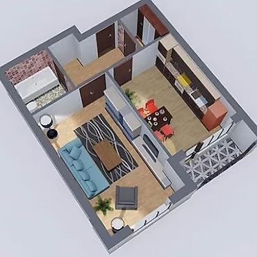 Продажа квартир: 1 комната, 50 м², Тунгуч мкр Элитка, 1 этаж, ПСО (под самоотделку) — 10