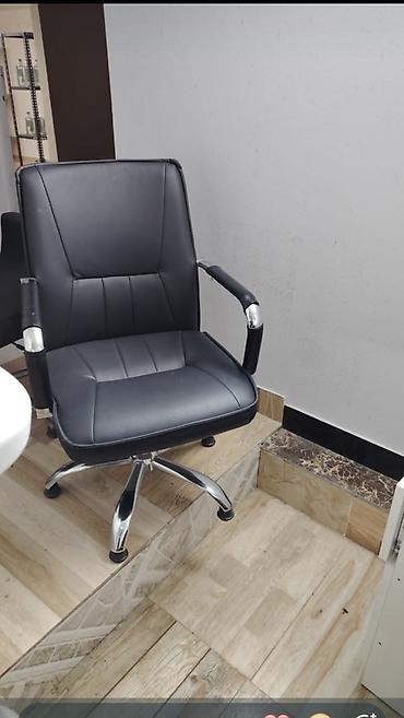 Ofis mebeli: Yeni, Təkərli, Qolları tənzimlənmir, Süni dəri — 2
