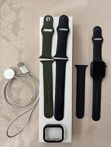 Наручные часы: Apple Watch Series 6, 44 mm – Space Gray Alüminium korpus, Black Sport — 2