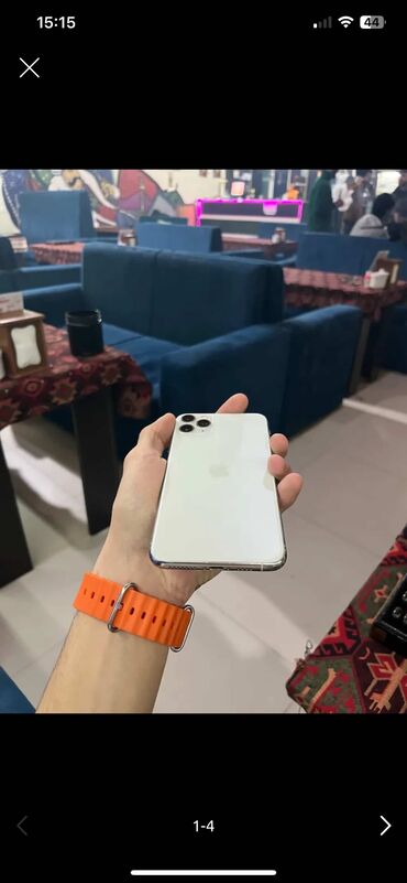 iphone ipad: IPhone 11 Pro Max, 64 GB, Ağ, Face ID