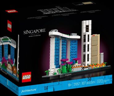 Игрушки: Lego Architecture 21057 Сингапур 🏙️ рекомендованный возраст 18+,827