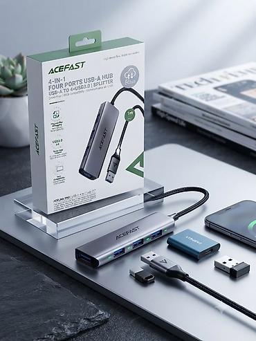logitech 920: USB-хаб ACEFAST ACELINK PRO | 4-в-1 (USB-A → 4×USB 3.0) - Тип — 1