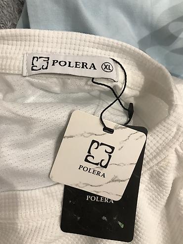ağ futbolka: Мужская футболка Polera, размер ХL. Новая, с этикеткой. Цена 10 ман — 2