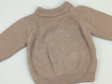 krótki czarny sweterek rozpinany: Sweater, 6-9 months, condition - Fair