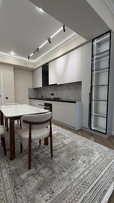 Квартиры: 3 комнаты, 104 м², Асанбай мкр Элитка, 6 этаж, Евроремонт — 2