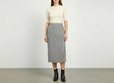 asymetryczne spódnice mini: ELIZABETH, Women`s skirt, size M