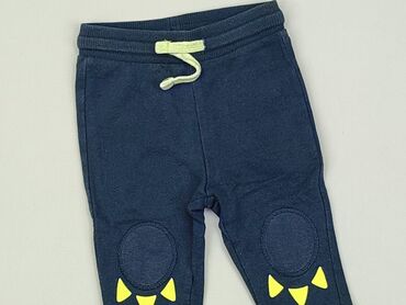 spodnie dresowe bawełna: Sweatpants, 9-12 months, condition - Good