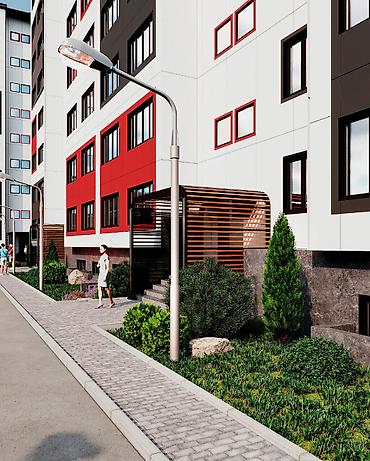 квартира тулеева: 2 комнаты, 75 м², Тунгуч мкр 105 серия, 5 этаж, ПСО (под самоотделку) — 3