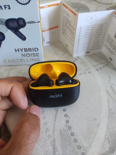 oyun ucun qulaqciqlar: Yeni Simsiz (Bluetooth) Qulaqcıqlar, Real-El, rəng - Qara