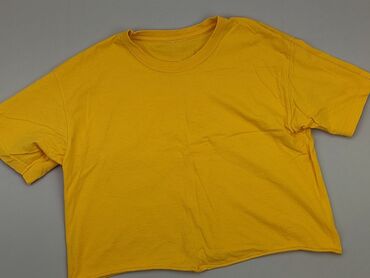 żółty t shirty damskie: T-shirt, M, stan - Dobry