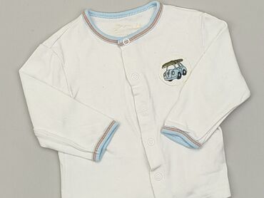 kombinezon niemowlęcy biały: Bluza, 6-9 m, stan - Dobry