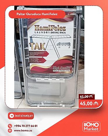 Quruducular: Paltar Qurutma Asılqanı HamiFelez - Model: HamiFelez Laundry Drying — 1