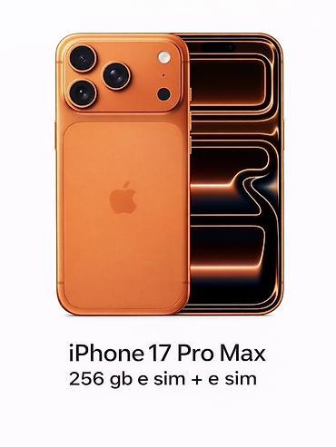 goggle pixel: IPhone 17 Pro Max, Новый, 256 ГБ, Оранжевый, Коробка — 1