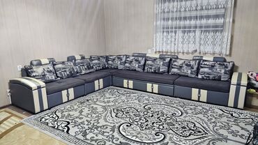 Угловые диваны: Угловой диван, C подушками — 2