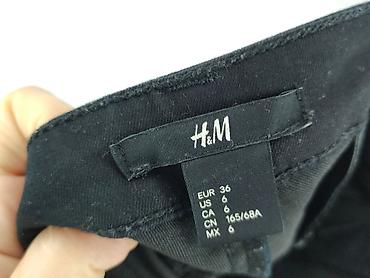 mango mom: H&M, Spodnie materiałowe damskie, rozmiar S — 4