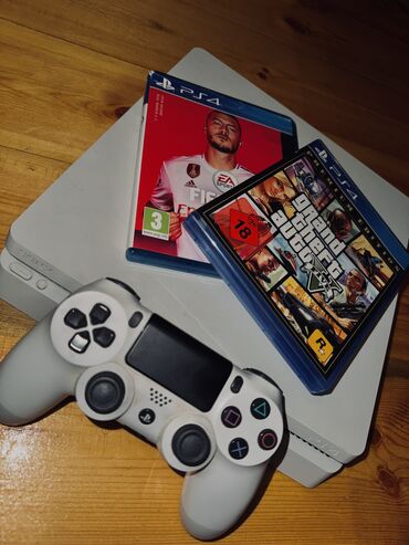 playstation 4 ucuz: PS4 oyun konsolu paketi – satılır - Sony PlayStation 4 (ağ rəngdə)