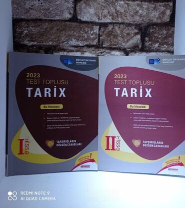 kaspi test: Tarix Test Topluları. Biri 2 manatdan