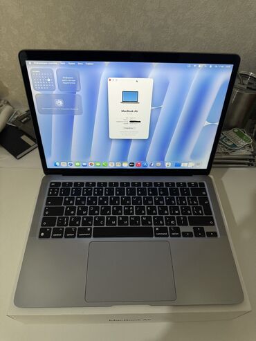 core i5 ноутбук цена: Ультрабук, Apple, 8 ГБ ОЭТ, Apple M1, 13.3 ", Колдонулган, Жумуш, окуу үчүн, эс тутум SSD