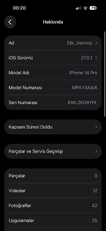 iphone basligi: IPhone 14 Pro, 128 GB, Qara, Simsiz şarj — 4