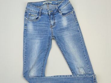 spódniczki jeansowe z kokardą: Jeans, S (EU 36), condition - Good