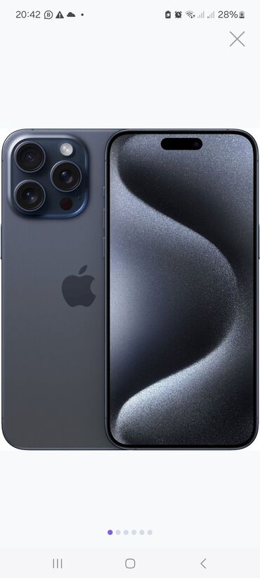 apple 6 telefon: IPhone 15 Pro, 256 GB, Black Titanium