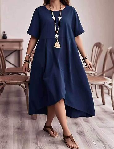 lanene haljine za punije: ✨️BIG SIZE MODEL ✨️
Vel: L XL XXL XXXL XXXXL
Haljina:2500 dinara — 2