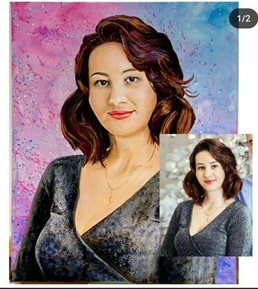 Другие услуги: Портреты, портрет, красками, диджитал Привет! я Вероника Mazitovaart — 9