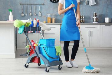 Домашний персонал и уборка: Уборщица. Офис. Кок-Жар мкр