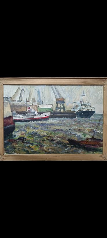 Şəkillər, tablolar: Rəssam Mirteyyub Xəlilovun əl işləri. (Müxtəlif ölçülü Xols, Karton — 23