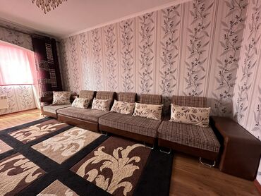 турецкий диван: Модульный диван, цвет - Коричневый, Б/у