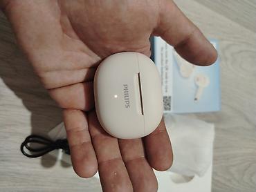 bluetooth mikrofon karaoke: Yeni Simsiz (Bluetooth) Qulaqcıqlar, Philips, rəng - Ağ — 3