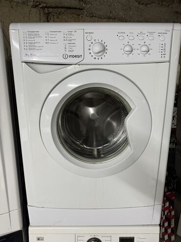 Стиральные машины: Стиральная машина Indesit, Б/у, Автомат, До 6 кг, Компактная — 5