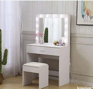 polica merdevine ikea: Toaletni sto za šminkanje LARIX sa LED ogledalom i stolicom Unesite — 5