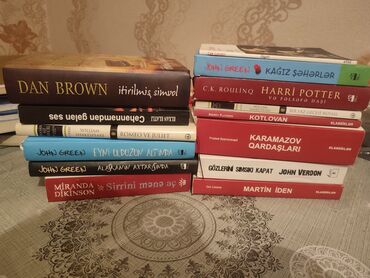 Bədii ədəbiyyat: İkinci əl kitablar,ucuz qiymətə