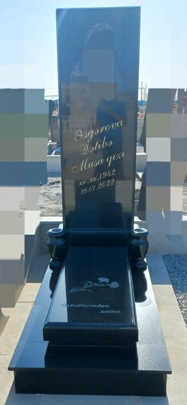 Başqa xidmətlər: Mərmər, qranit daşlardan.Hər ölçüdəhər formada məzar daşlarının — 4