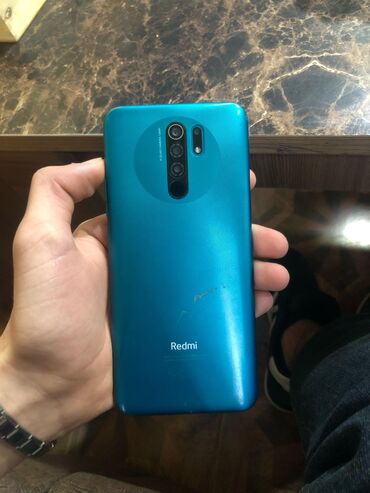 xiaomi 9: Xiaomi Redmi 9, 64 GB, rəng - Göy, 
 Barmaq izi