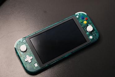 batman arkham: Nintendo Switch Lite Proşivkalı Original ExtremeRate Şəffaf Turkuaz — 2