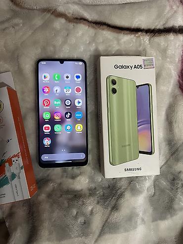 s21fe samsung: Samsung Galaxy A05, 64 GB, rəng - Yaşıl, Sensor, Face ID — 2